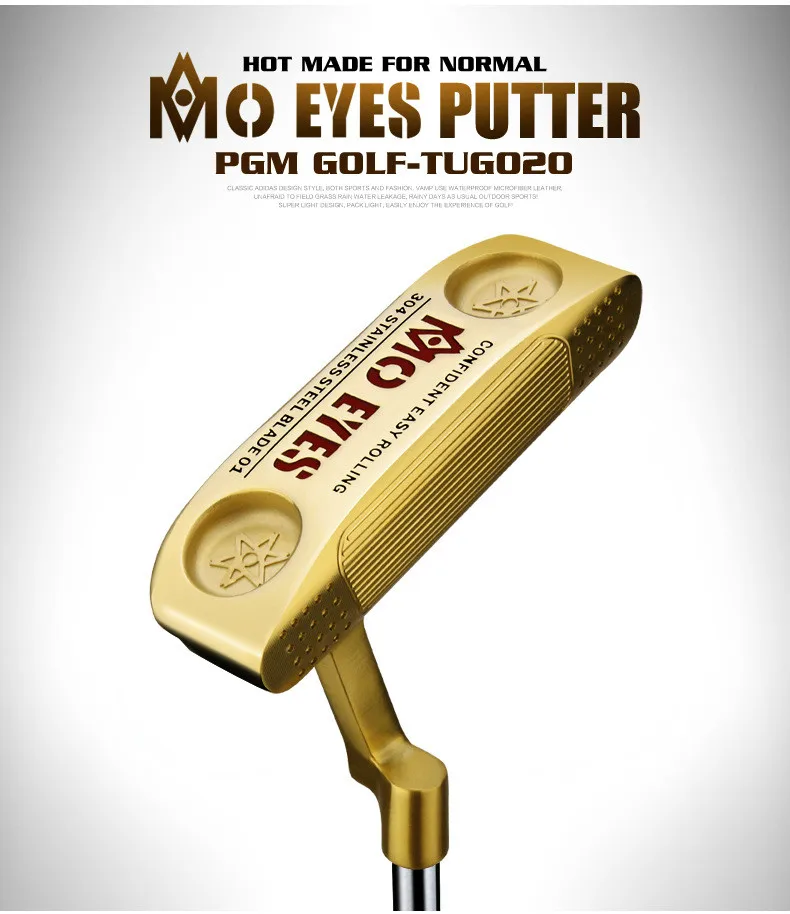 Расширенный MOEYES Golf Putter профессиональный гольф-клуб Тяговый стержень Шея 304 железное Литье Производство(прибыло 3-7 дней DHL бесплатно