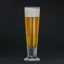 Darmowa wysyłka 4 sztuk 425 ml kubek na napoje piwo pszeniczne szklany zestaw 4 tanie tanio cocktailgeek ROUND 6-10 Szkło Pszenica piwo szkło Zaopatrzony Ekologiczne