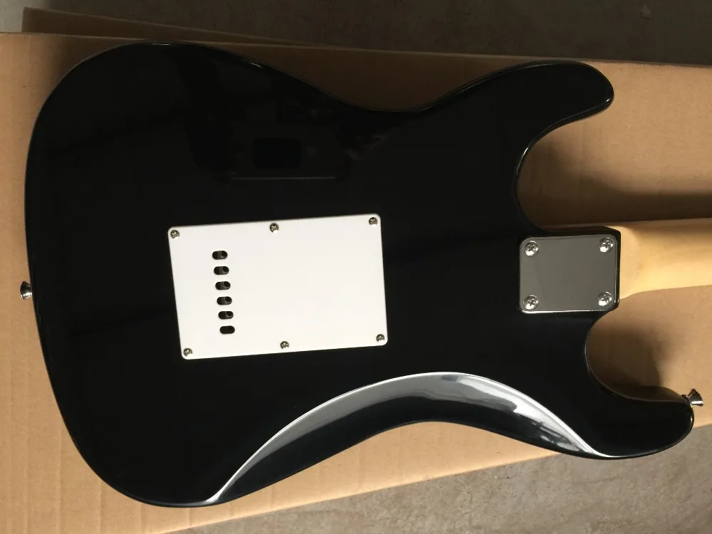 Высокое качество FPST-1002 3TS цвет твердый корпус белый pickguard клен гриф электрогитара