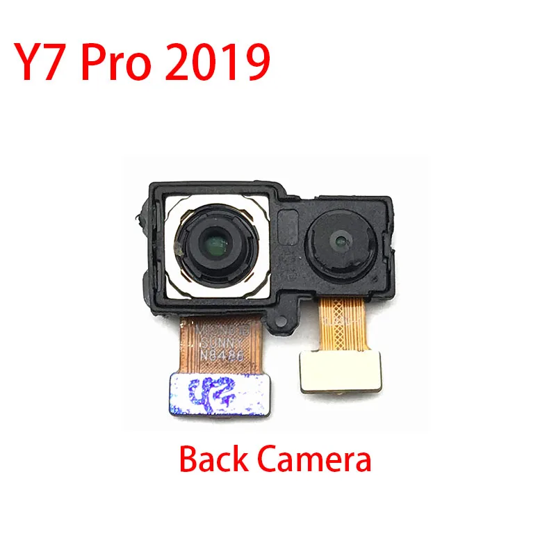 Y7 Pro 2019 Back Модуль задней камеры гибкий кабель+ фронтальная камера для huawei Y6 Prime Y7 Pro Y9 Замена - Цвет: Y7 Pro 2019 Back