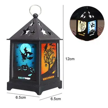 

Halloween Creative Horror Pumpkin Lamp Hanging Lantern Pumpkin Light Kids Garden Party Bat Witch