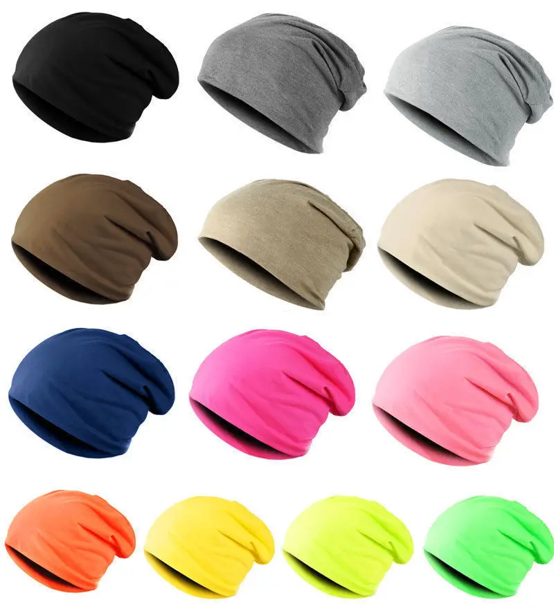  - Stylish Winter Warm Hat for Women Casual Stacking Knitted Bonnet Cap Men Hats Solid Color Hip Hop Skullies Unisex Female Beanies