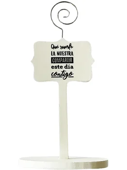 

Lot 20 Tweezers portafotos Wood Frases "that lucky ours"-Details weddings, Holy Communion, cheap original Baptisms