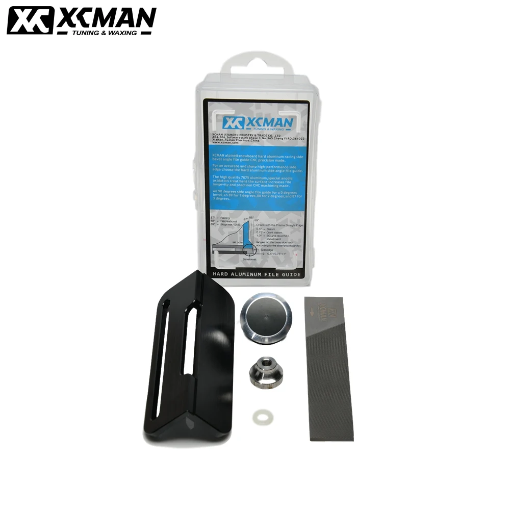 XCMAN Ski Base Care Side Bevel File Guide Edge Tuner Tool Multi 87 88 89 90 Degress with a File 