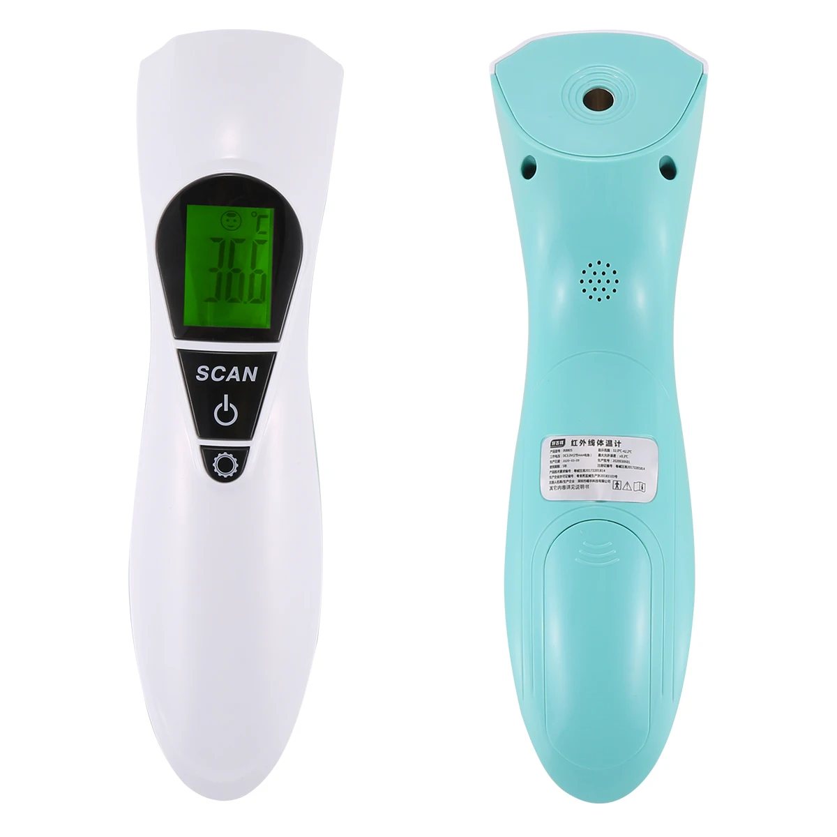 

Three color backlight Digital Infrared Forehead Thermometer Multi-purpose Non-contact Temperature Meter With memory functi