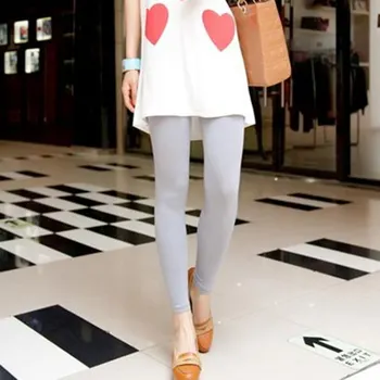 

Solid Color Elastic Leggings Spring Autumn Girls Casual Pants Fashion Slim Pencil Leggings