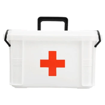 

First Aid Kit Waterproof Plastic Storage Box Portable Outdoor Travel Car Drug Pack Security Emergency Kits Treatment