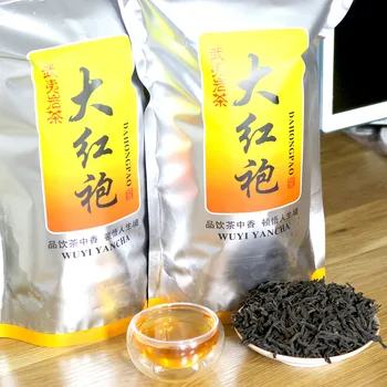 

Premium Wuyi Yancha Big Red Robe Da Hong Pao Black Tea Chinese Original Kong Fu Black Leaf Dahongpao Tea High Quality Green Food