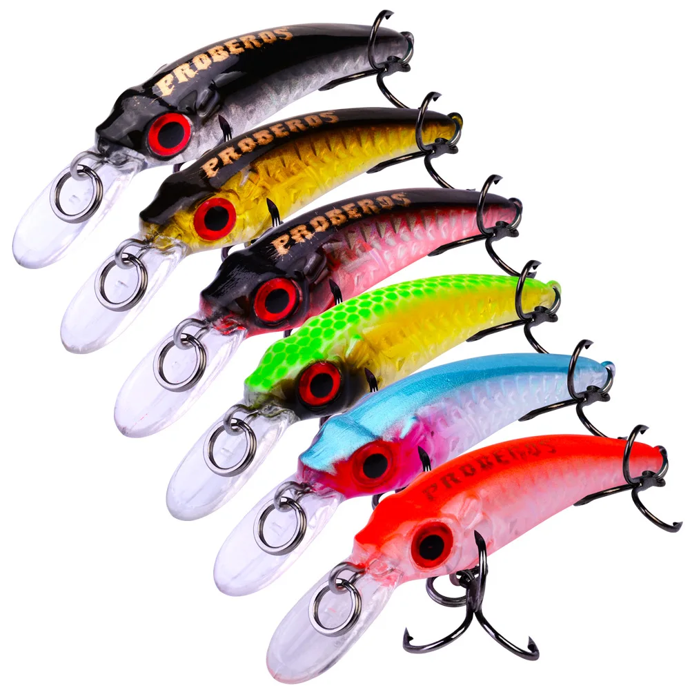  1PC Minnow Fishing lure Pike Carp Fishing Artificial Hard Bait Deep Swim Wobbler Crankbait Tackle