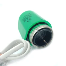 Radiador de aquecimento para o chão, válvula de atuador térmico elétrico, diversos termômetros, aberta ou fechada, 230v