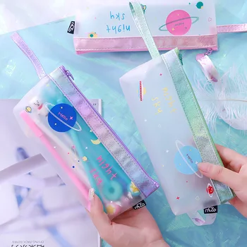 

1Pcs Kawaii Pencil Case Cute planet Gift Estuches School Pencil Box Pencilcase Pencil Bag School Supplies Stationery