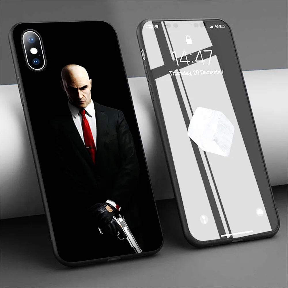 Мягкий силиконовый чехол Coque Agent In Hitman Absolution для iPhone 11 Pro Max X 5S 6 6S XR XS 7 8 Plus телефона |