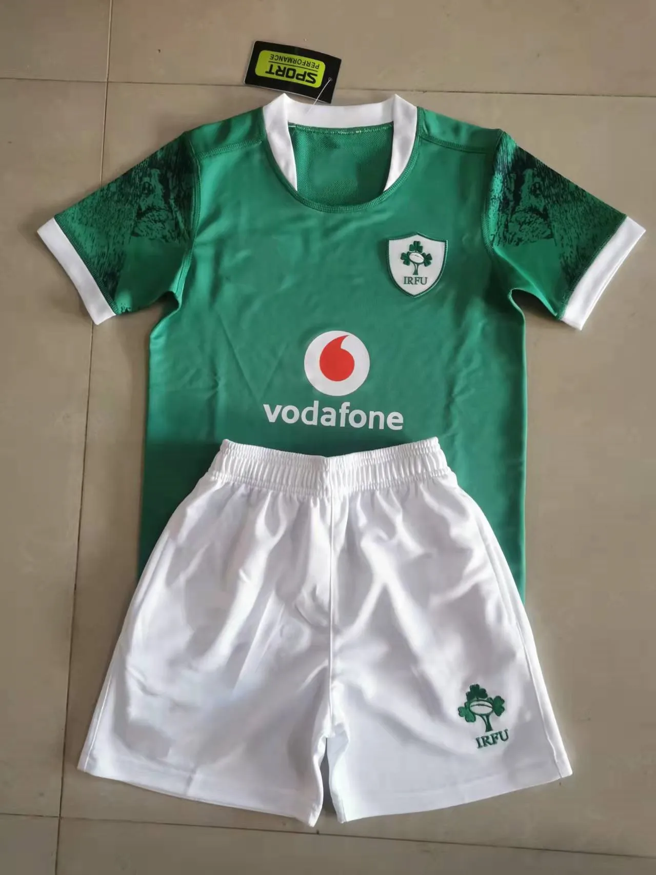 2021 Ireland Home Rugby Jersey Shirt 2021/22 Ireland Kids Kit Home