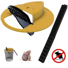 

New Mice Trap Reusable Smart Flip Slide Bucket Lid Mouse Rat Trap Humane Lethal Trap Auto Reset Rat Door Style trampa ratones