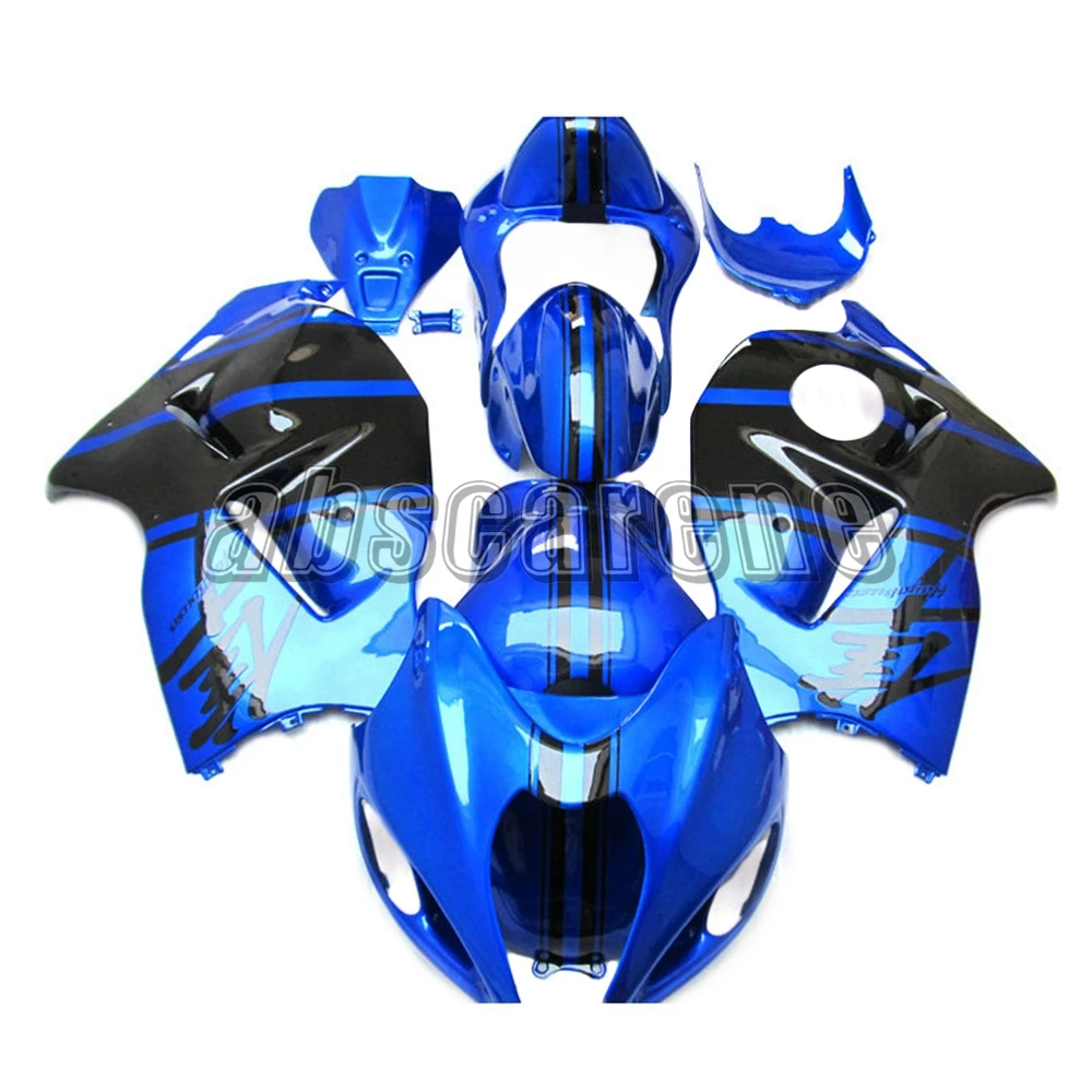 Белый глянцевый черный полный комплект обтекателей для Suzuki GSXR1300 Hayabusa 1997-2007 98 99 00 01