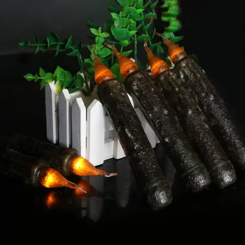 

17cm Battery Operated Flameless Led Candle Flickering Decorative Dinner Candle