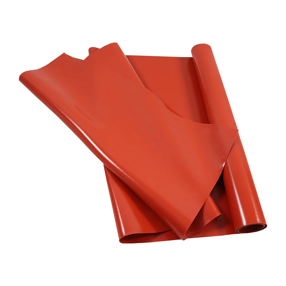 500X500MM Silicone Rubber Sheet Red Plate Mat High Temperature Resistance 1MM 2MM 3MM 4MM 5MM Silikon Rubber Mat
