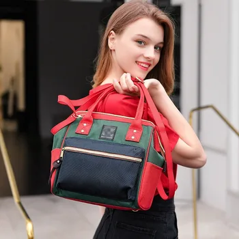 

2020 Fashion Multi-Purpose Hand Carrying and Shoulder Carrying Aslant Backpack Satchel Large Bags Women Bag