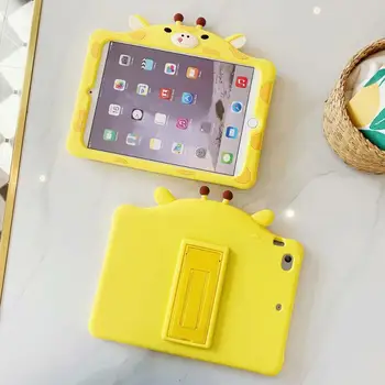 

Silicone Shockproof Case for IPad 10.2 Inch IPad 7th Gen Tablet Cover Children Kids Stand Case for Apple IPad 10.2'' 2019 + Pen