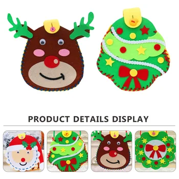 

4 Pcs Sewing Kit For Kids Child DIY Kit Hand Stitch Play Gift for Storage Gift Xmas