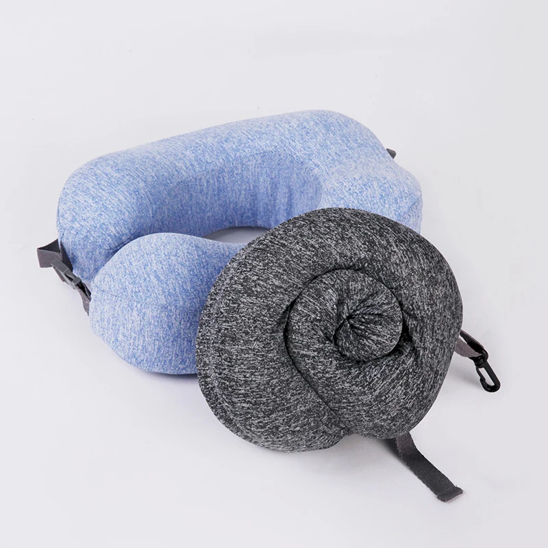 

New U Shaped Memory Foam Neck Pillows Soft Slow Rebound Space Travel Pillow Solid Neck Cervical Healthcare Bedding Free Shipping