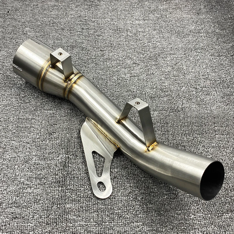 2020 Slip On For Kawasaki Z900 2017 18 19 Modified Exhaust Muffler Escape Middle Link Pipe Delete Eliminator Enhanced Z900 Z 90010