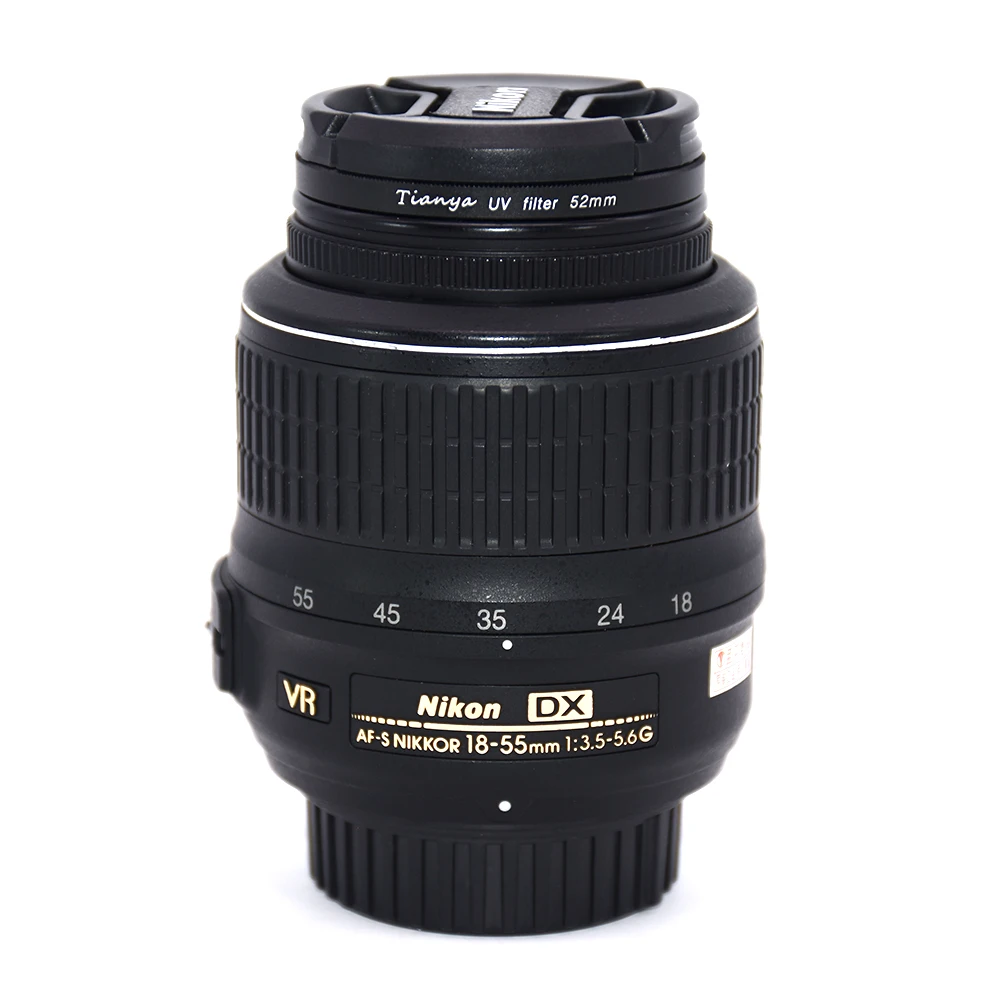 Цифровые зеркальные датчики NIKON б/у фокусное расстояние 18 55 мм f/3 5 6G VR формат Nikon
