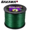 BAKAWA 4 Strands Braided Fishing Wire Line 300M 500M 1000m Japanese Multifilament 100% PE Durable Carp Super Strong New X4 1