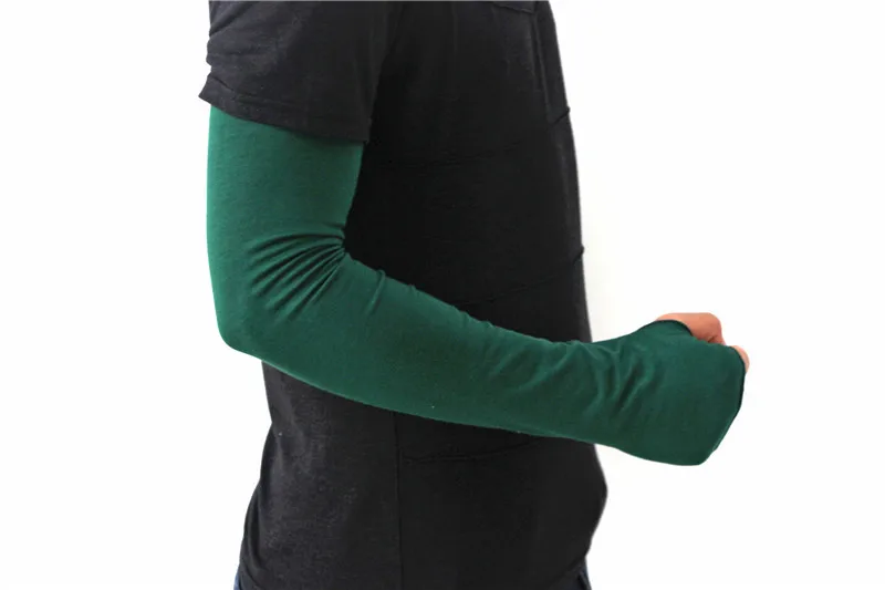 Men Women Ice Silk Modal Cold Mitten Half Finger Driving Arm Warmers UV Protection Sun Sunscreen Fingerless Sleeve Glove G190