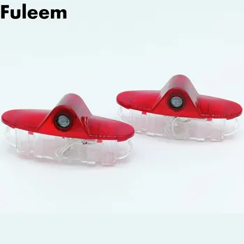 

Fuleem 2PCS LED Door Welcome Light Logo puddle Laser Projector Shadow Lamp For Renault koleos Talisman Magane