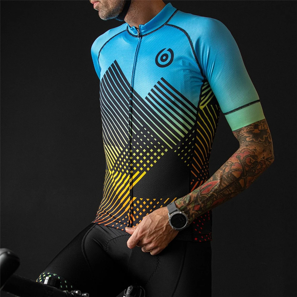 Twin Camiseta Ciclismo de estilo Retro para hombre, ropa de ciclismo clásica para Club, playera réplica de ropa de Six 6|Maillot de - AliExpress