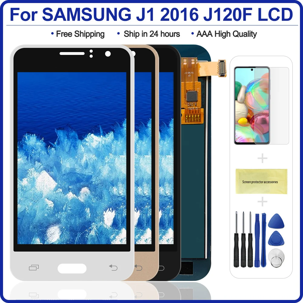 ЖК дисплей для Samsung Galaxy J1 2016 дигитайзер сенсорного экрана в сборе J120F J120DS J120G J120M J120