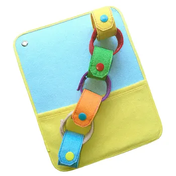 

1Pc Colorful Kindergarten Clothes Wearing Plaything Early Education Toy for Toddlers (Colorful)