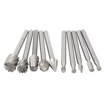 

Carbide Metal Cutting Engraving Grinding Burr Drill Bit + 22mm Saw Disc+ Spindle For Rotation Tools Ferramenta
