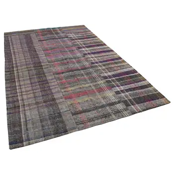 

205x304 Cm Multicolor Handmade Rugs Patchwork Rug-7x10 Ft