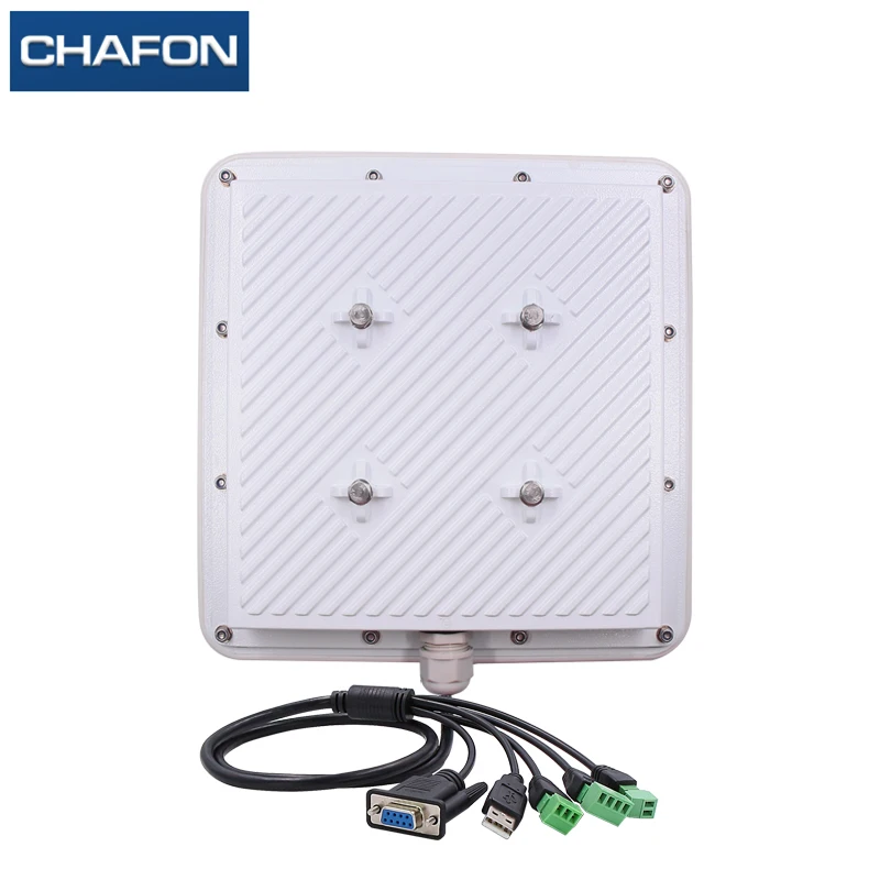CHAFON 8 м средний диапазон uhf rfid интегрированный считыватель IP66 RS232 WG26 USB реле поддержка обновления прошивки несколько языков для парковки