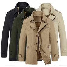 Модный брендовый мужской Тренч, новинка, мужской теплый плотный однотонный Тренч, куртки, мужской повседневный удобный Тренч, плюс бархатная куртка