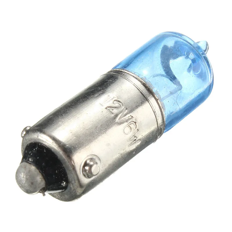 2x H6W BAX9S 6W белый ксеноновый автомобильный Боковой габаритный фонарь 12V