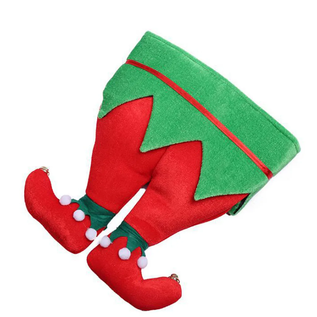 Детская Рождественская шапка, шапка для взрослых, весенняя шапка, забавные вечерние Рождественская елка для костюма, Рождественское украшение для дома, Gorros De Navidad