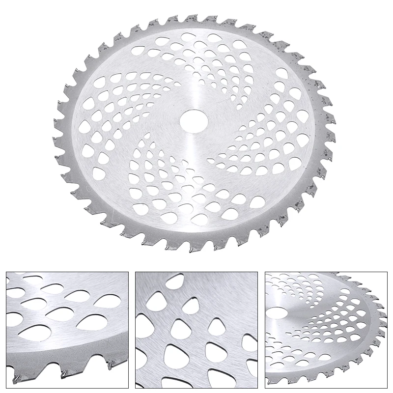 10'' 40T Teeth Bore Dia. 25.4mm Carbide Tip Blade For Brush Cutter Trimmer Garden Tool Assembly Parts | Инструменты