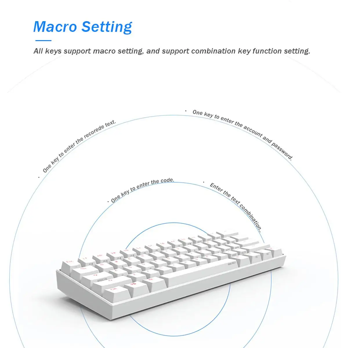 Anne Pro2 Kailh коробка переключатель беспроводной bluetooth 4,0 тип-c RGB мини портативный 60% механическая клавиатура Obins переключатель игровая клавиатура