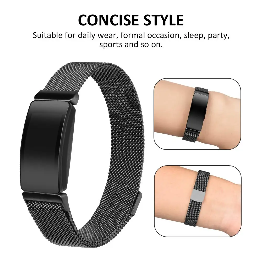 Для Fitbit Inspire HR/ace2 Замена ремешка Миланская петля магнитный браслет из нержавеющей стали Betl для Fitbit Inspire