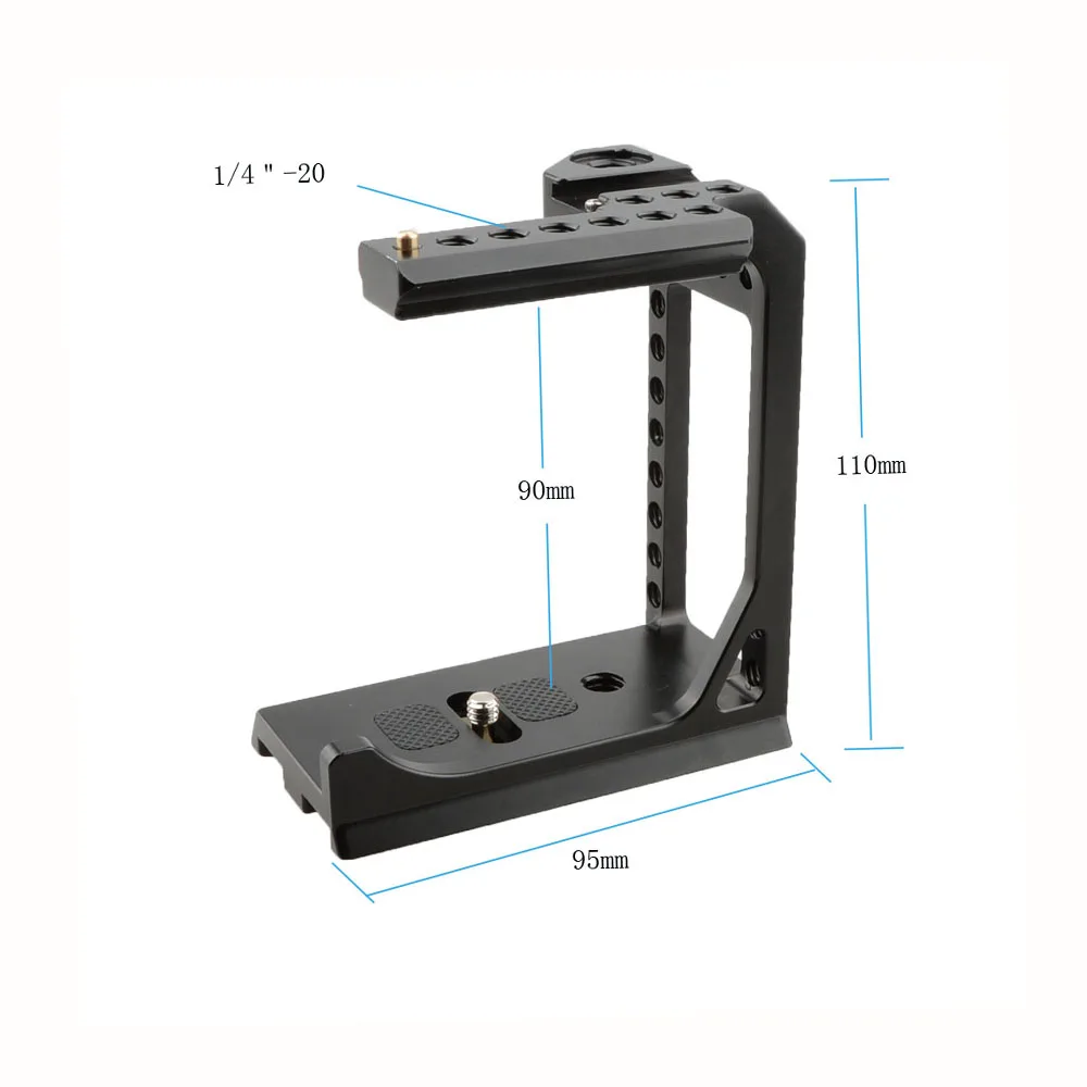 Приглушка для камеры Kayulin с монтажными отверстиями 1/4 "и 3/8" Sny A7s A7RII A7s2 A7sII A7r3 A73