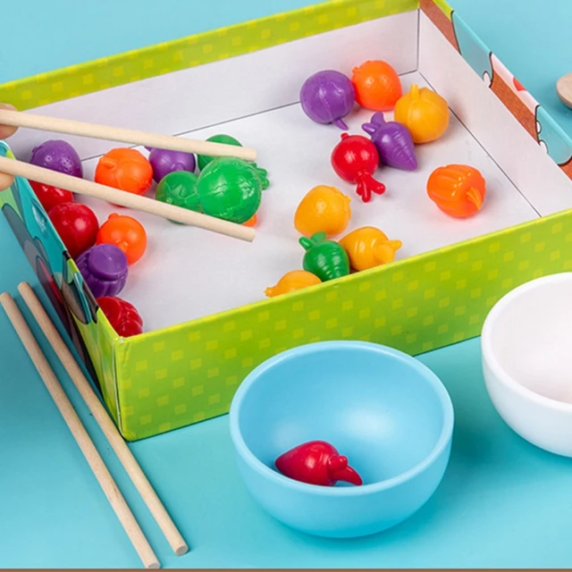 Baby Cartoon Simulation Feeding Game Parent Children Interaction Toys Early Learning Educational Eye Coordination Pretend Play 3