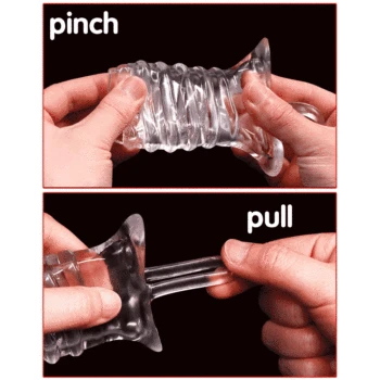 Penis Extender Erection Condoms Reusable Penis Sleeve Penis Enlargement Sex Toys Cock Ring For Men Delayed Ejaculation Sex Shop 5