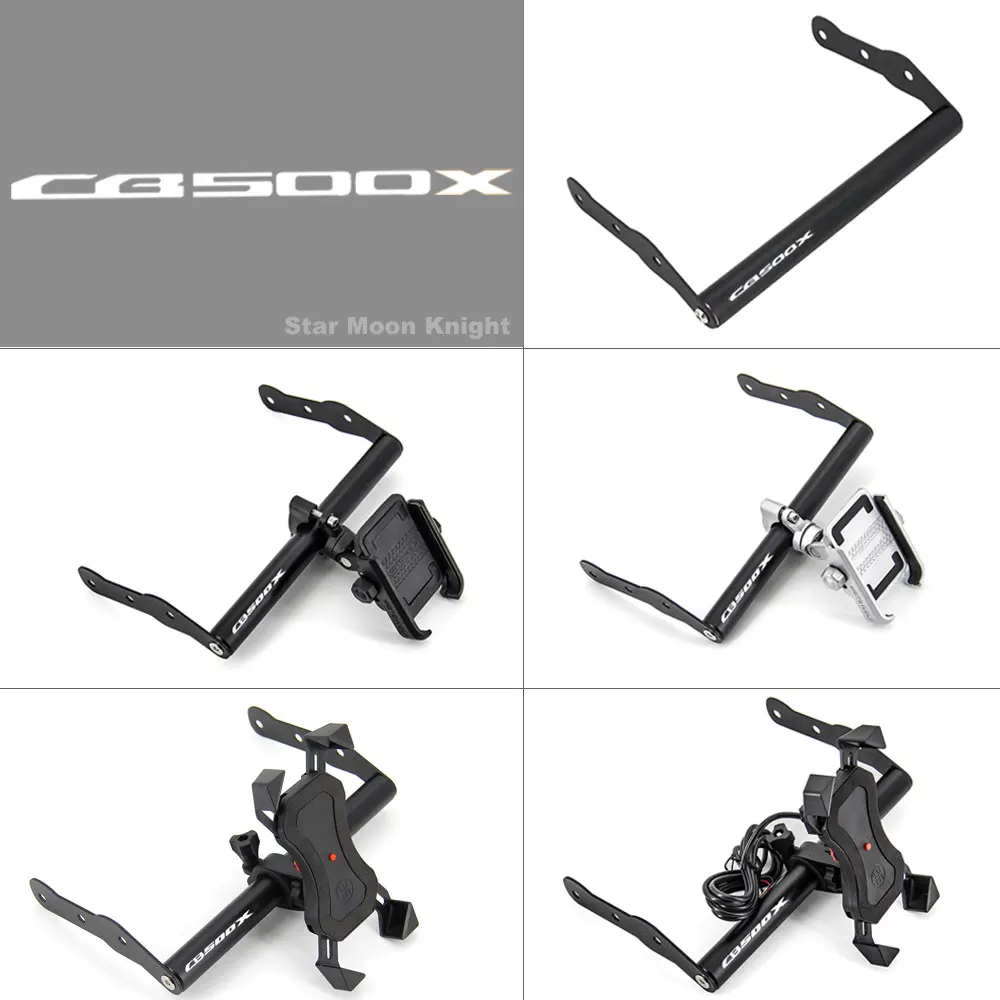 For Honda CB 500X CB500X 16 2017 2018 2019 2020 Motorcycle Accessories GPS/SMART PHONE Navigation GPS Plate Bracket Adapt Holder