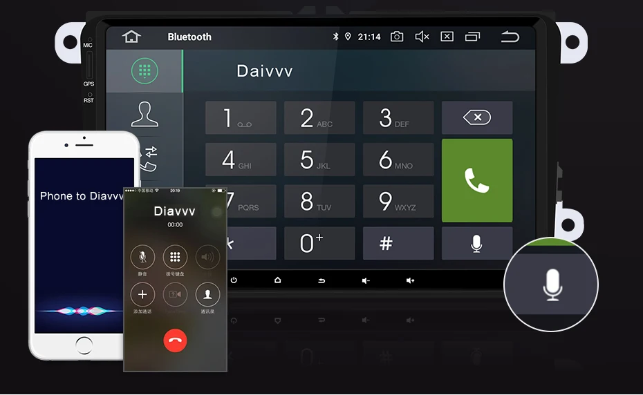 Sale Android 9.0 Car Multimedia Player Navigation Car Radio 2 Din Stereo DVD For Mercedes Benz SMART 2016 VW Touareg Multivan T5 2010 15