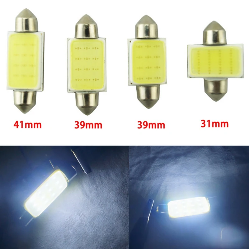 Светодиодная лампа C10W C5W 31/36/39/41/42/12 В 6500 К 12SMD | Автомобили и мотоциклы
