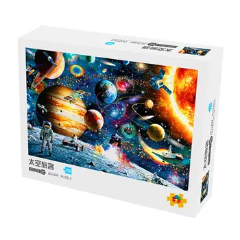 

New Arrival 1000 Piece challenge Intellect Puzzle Space Traveler Party Game Puzzle For Kids Adults