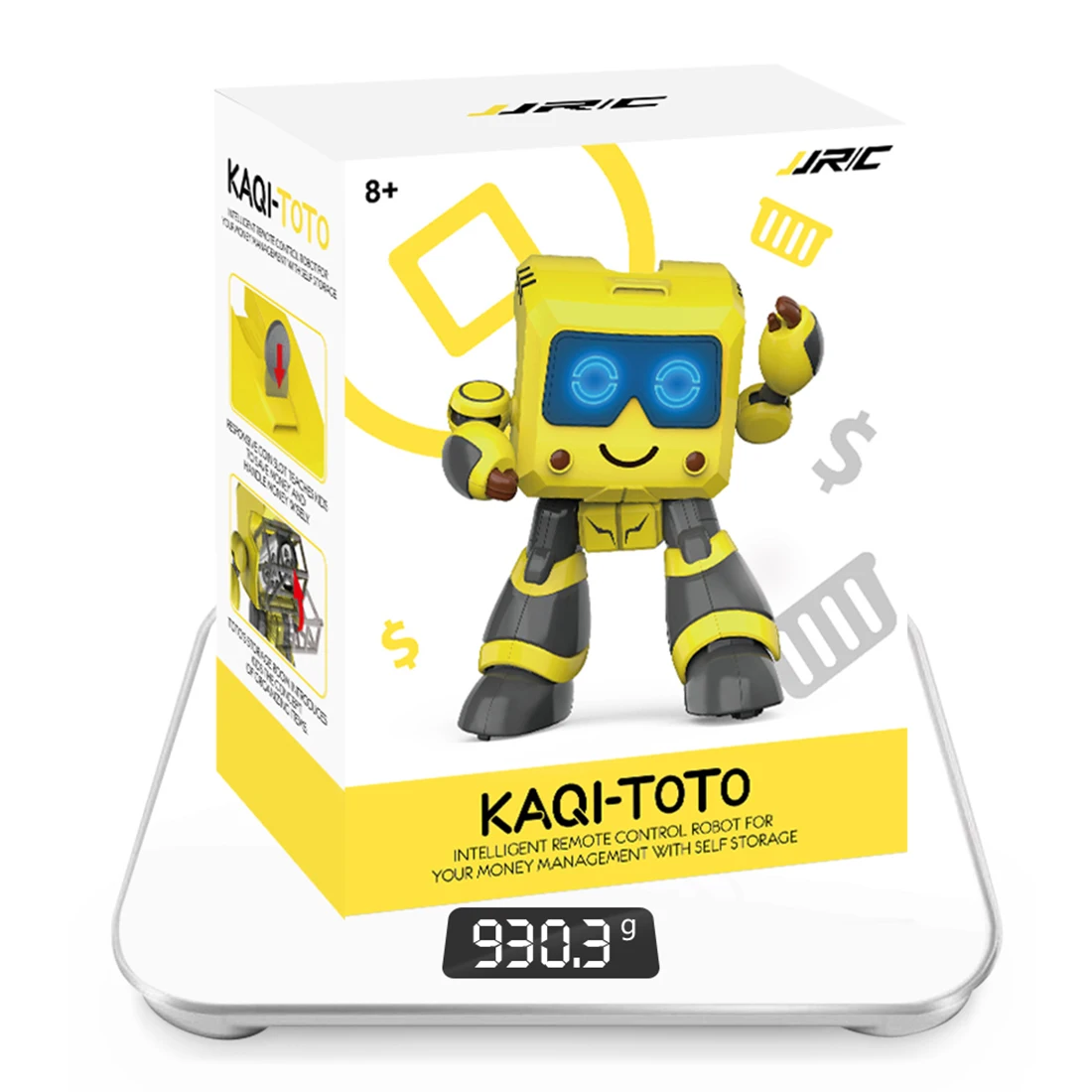 iTECHOR R17 Children Remote Control Intelligent Education Robot Toy with Touch Sensitive Dancing Recognition Robot- Yellow